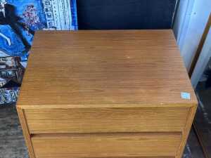 Mid-century teak bedside - 3