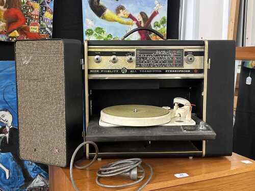 Pye Black Box stereophone portable radiogram, 1960s