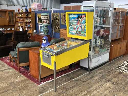 Vintage Playmatic Rio pinball machine, 1970s