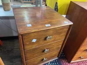 Alrob mid-century blackwood bedside - 2