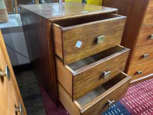 Alrob mid-century blackwood bedside - 3