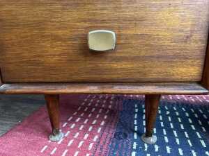 Alrob mid-century blackwood bedside - 5