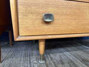 Alrob mid-century tallboy chest of seven drawers - 5