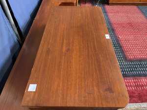 Mid-century teak chest of four drawers - 4