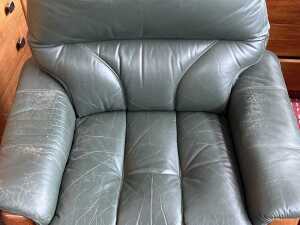 Two Tessa armchairs and one footstool - 7