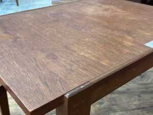 Mid-century teak nest of three side tables - 5