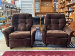 Pair of Fler armchairs, 1970s