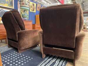 Pair of Fler armchairs, 1970s - 3