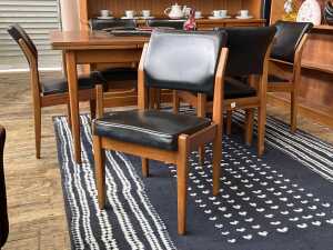 Chiswell mid-century teak seven piece dining suite - 3
