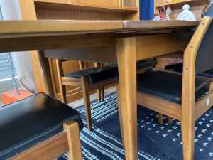 Chiswell mid-century teak seven piece dining suite - 6
