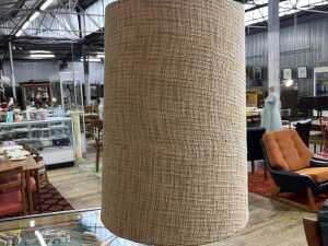 Mid-century Italian cased glass optic lamp in butterscotch - 3