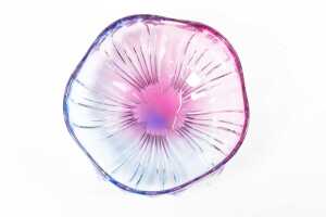 Mid-century art glass centrepiece bowl - 2