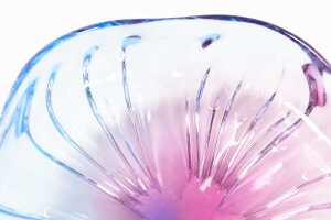 Mid-century art glass centrepiece bowl - 3