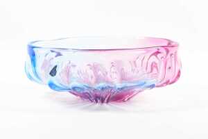 Mid-century art glass centrepiece bowl - 4