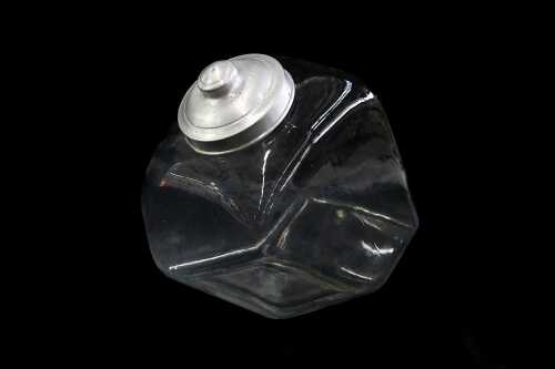 Vintage glass canister
