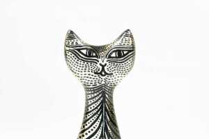 Two Abraham Palatnik mid-century Lucite cat sculptures - 2