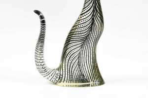 Two Abraham Palatnik mid-century Lucite cat sculptures - 3
