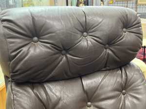 Danish Deluxe mid-century recliner armchair - 5