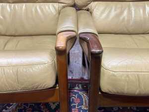 Tessa mid-century five piece lounge suite - 7