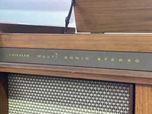Kriesler Multi Sonic mid-century stereogram - 6