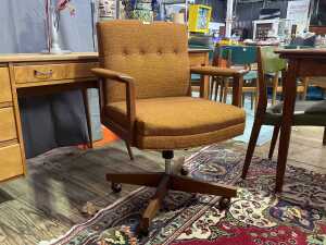 Mid-century office armchair