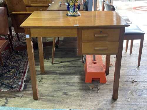 Vintage blackwood student desk