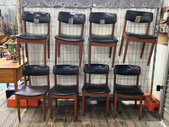 Set of eight Chiswell mid-century dining chairs