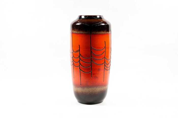 Mid-century West German 'Spider' pottery vase
