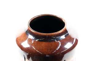 Mid-century West German 'Spider' pottery vase - 3