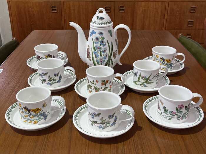 Portmeirion The Botanic Garden coffee setting for eight