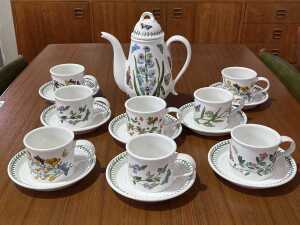 Portmeirion The Botanic Garden coffee setting for eight