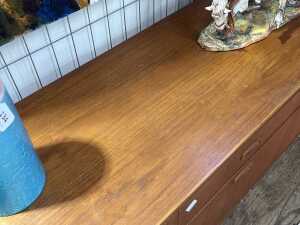 Australian mid-century teak sideboard - 4