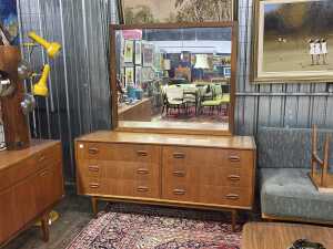 Parker Nordic mid-century teak dressing table - 2