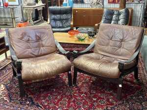 Scandinavian mid-century armchairs