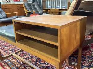 Mid-century teak telephone table - 3