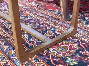 Mid-century teak telephone table - 4
