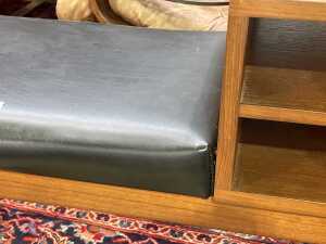 Mid-century teak telephone table - 5