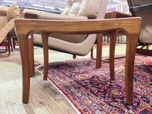 John Grimes mid-century teak nesting set of three tables - 4