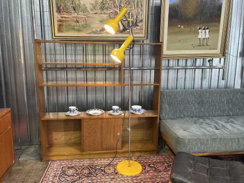 Vintage Oslo twin head standard lamp