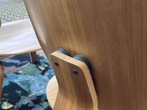Pair of Eames LCW style chairs - 6