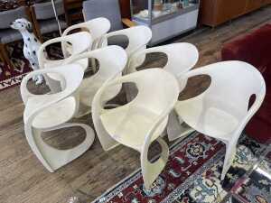 Set of eight Casala Model 2007/2008 cantilever chairs - 2