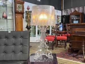 Ferruccio Laviana table lamp for Kartell in clear acrylic