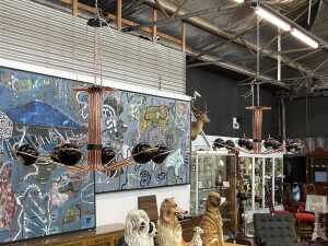 Pair of contemporary pendant lights