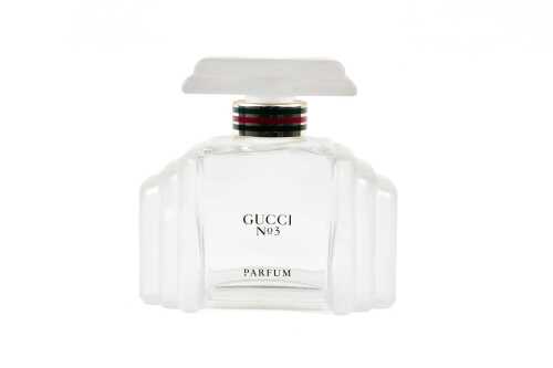 Gucci No.3 large factice (shop display) glass perfume bottle