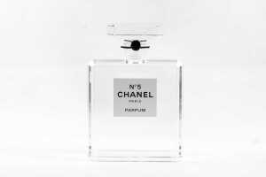 Chanel No.5 Paris large factice (shop display) plexiglass perfume bottle