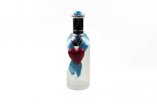 ...Oh! Moschino large factice (shop display) glass perfume bottle