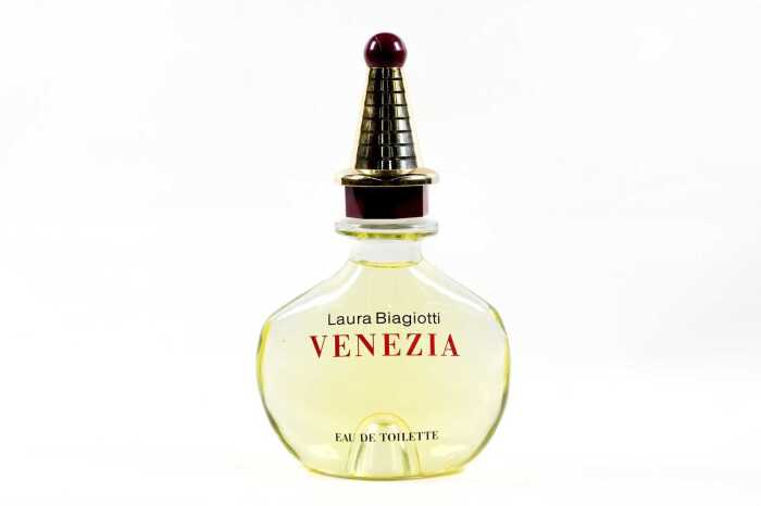 Laura Biagiotti Venezia large factice (shop display) glass perfume bottle