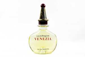 Laura Biagiotti Venezia large factice (shop display) glass perfume bottle