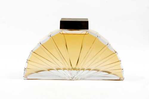 Vintage Karl Lagerfeld KL large factice (shop display) glass perfume bottle