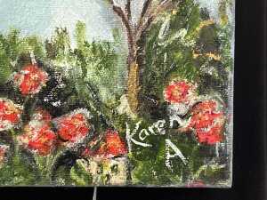 Karen Armstrong, Like A Dream and Giants (2). Two oil paintings on canvas - 4
